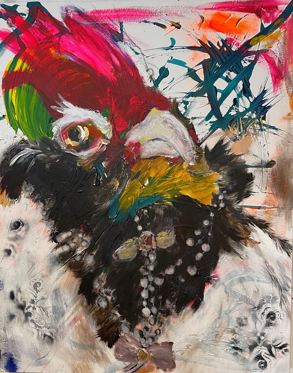 Bild vergr&ouml;&szlig;ern: "PerlHuhn" E. A. Jung